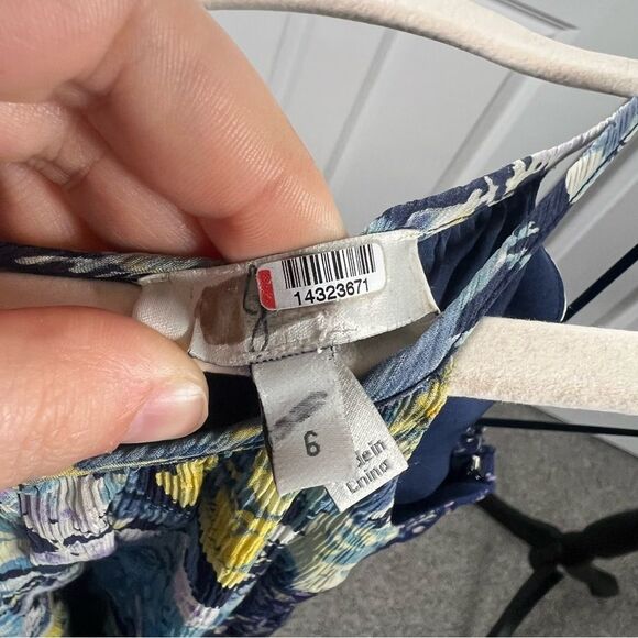 Sz 6 Joie Sleeveless Annati 100% Silk Maxi Floral Halter Dress $429 MSRP - Picture 9 of 11